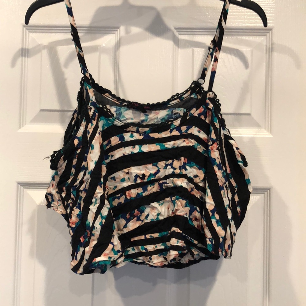 Floral crop top